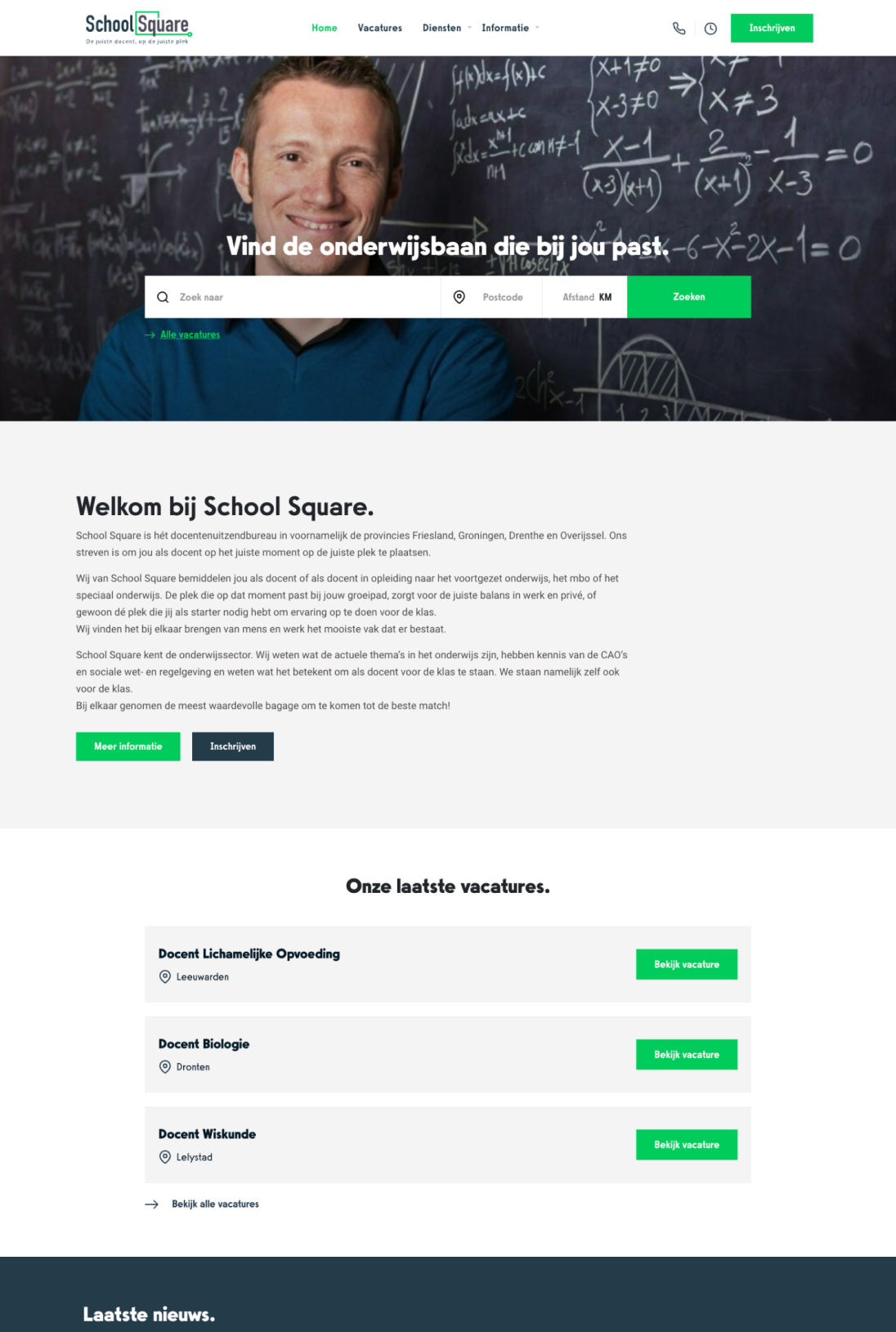 Uitzendbureau Website School Square