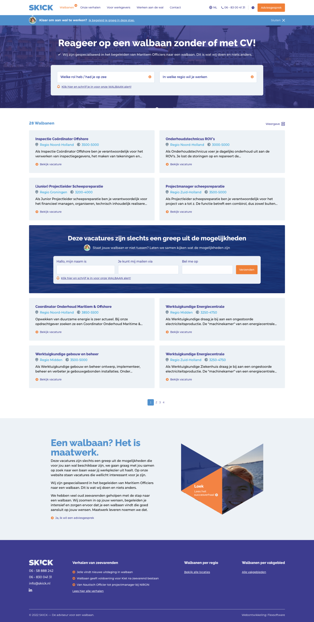 Uitzendbureau Website Skick