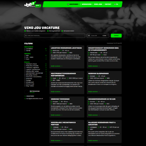 Jobz vacatures