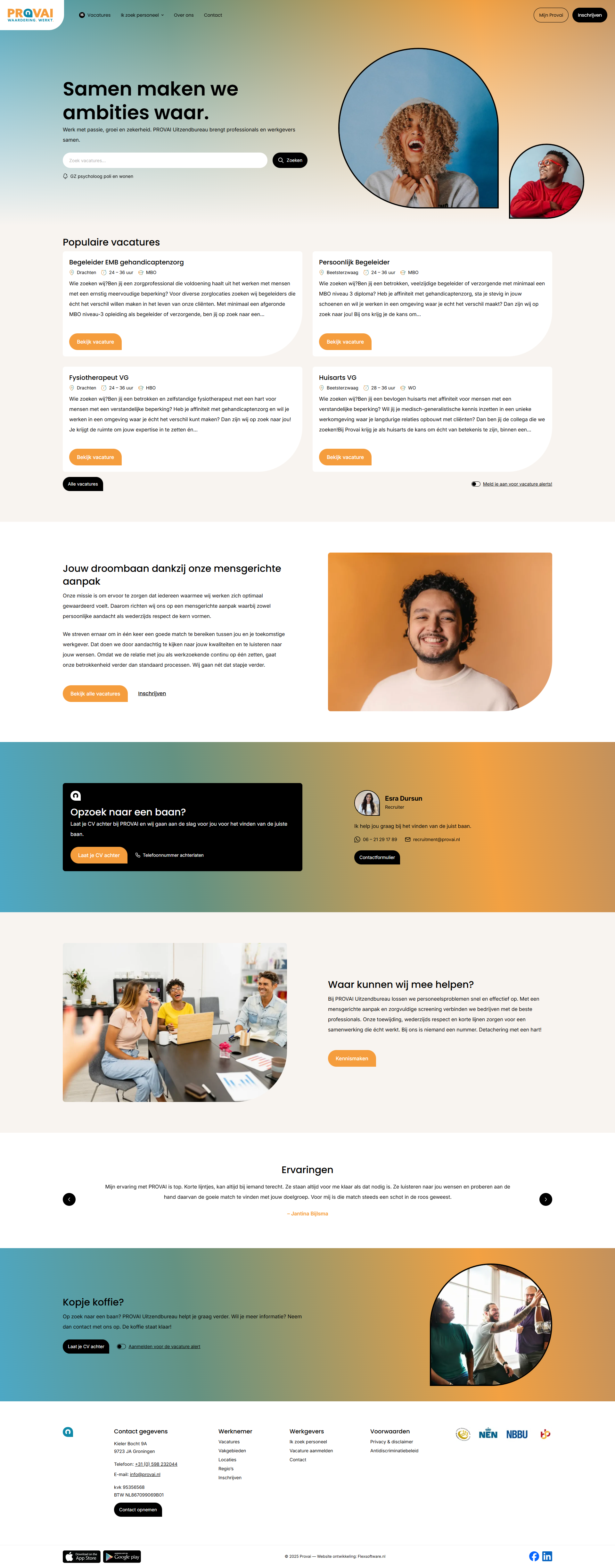 Provai Homepage