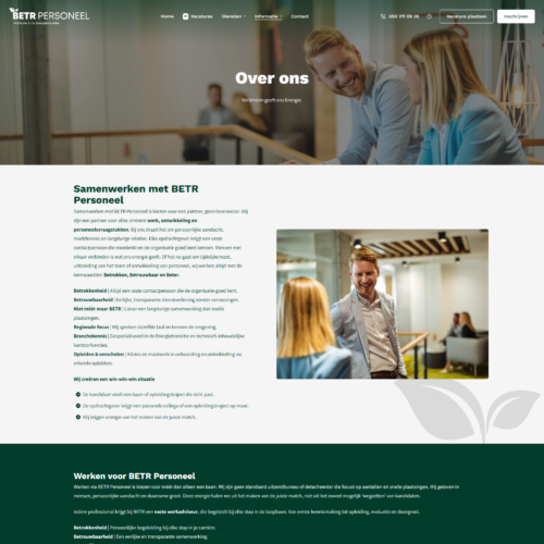 Over ons BETR Personeel