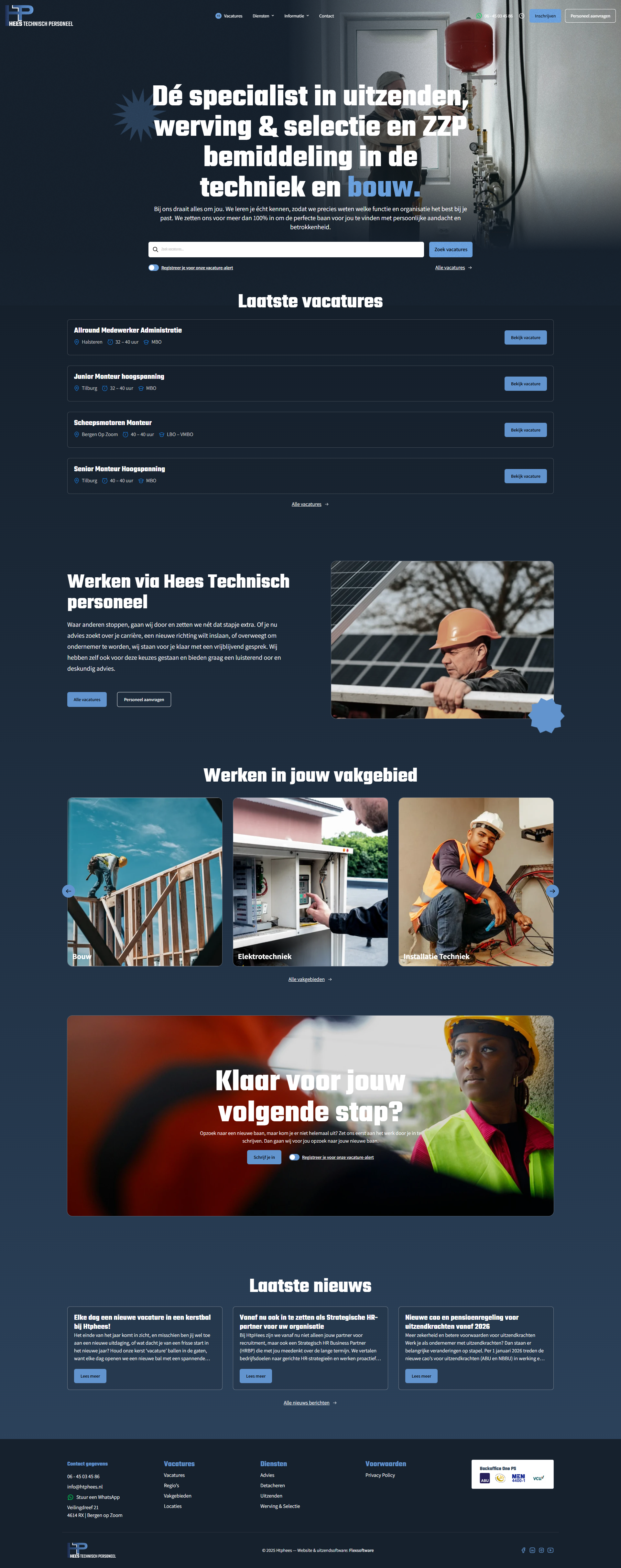 Homepage Hees Technisch personeel