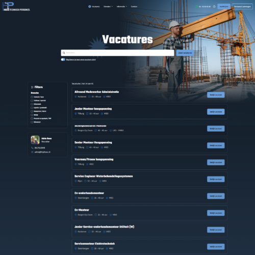 Vacatures Hees Technisch personeel