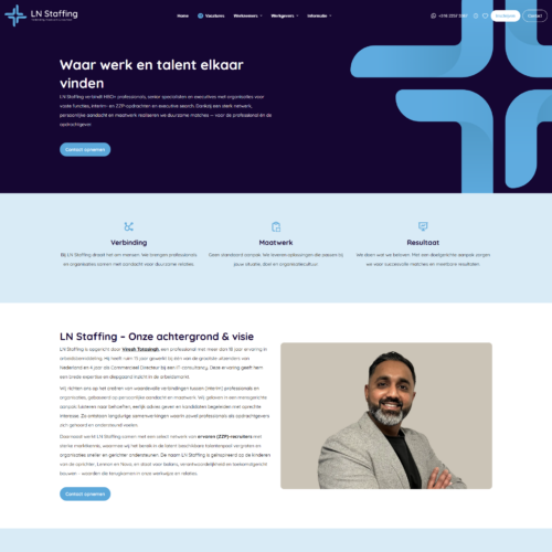LN Staffing over ons