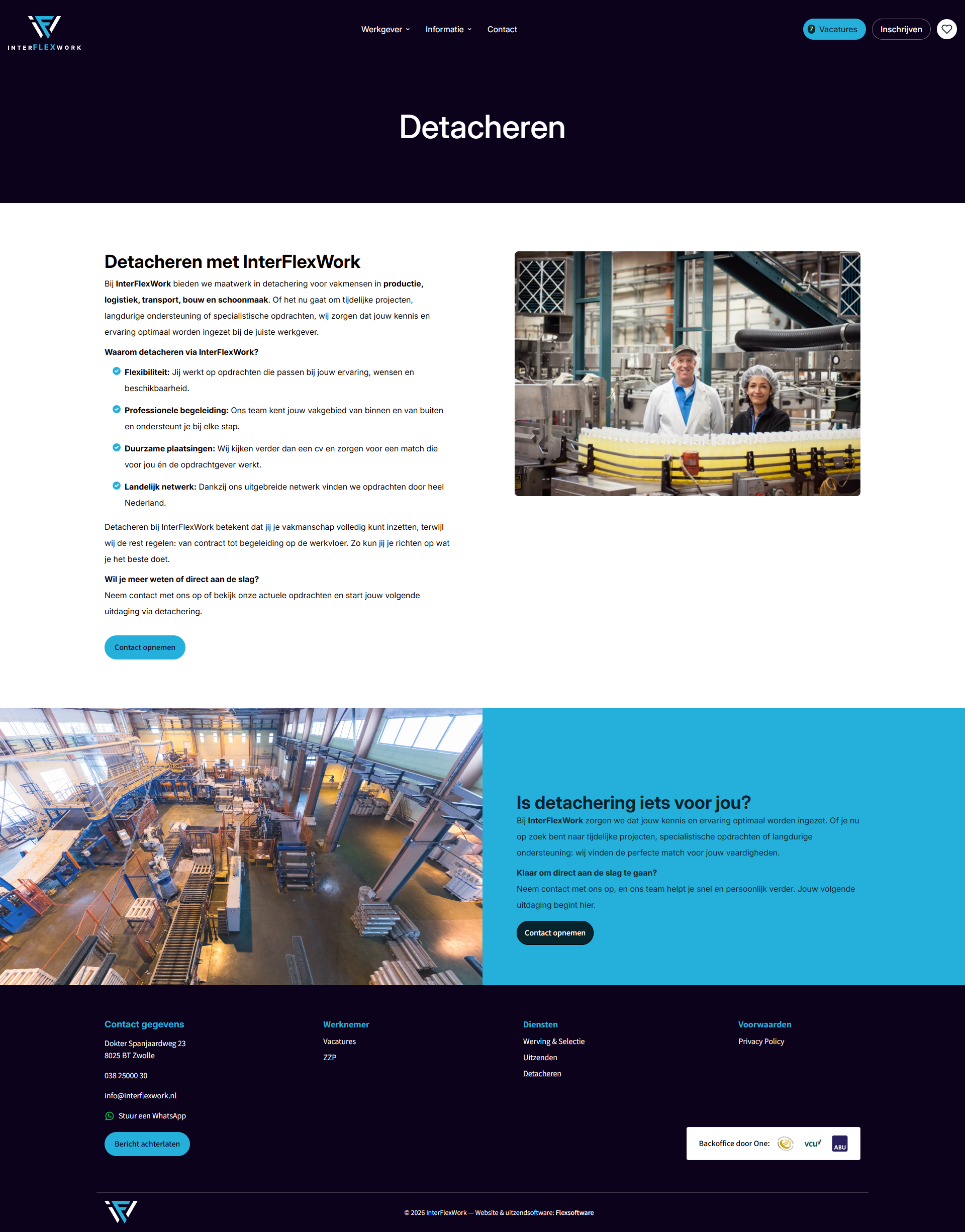 InterFlexWork Detacheren