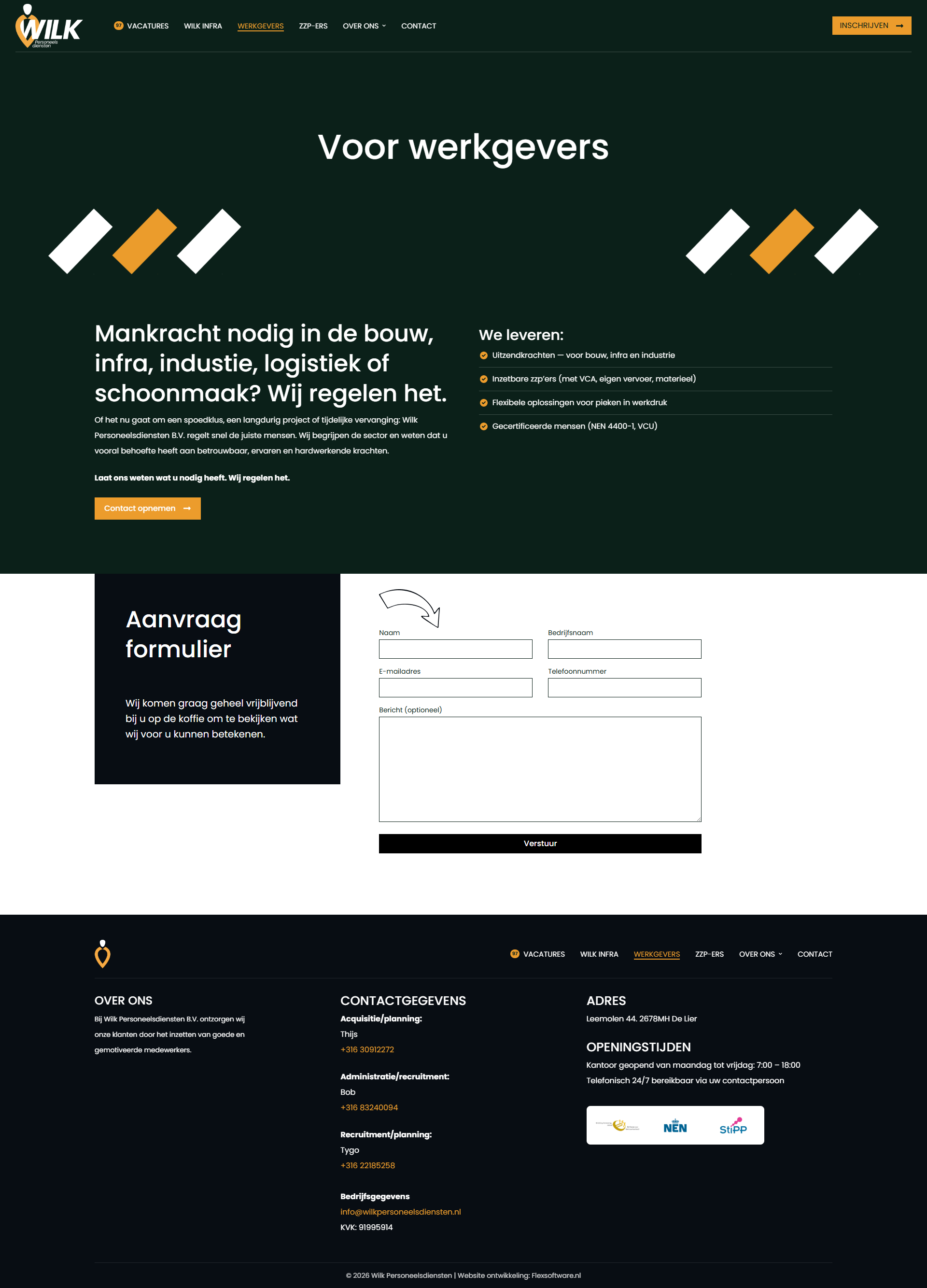 Werkgevers Wilk Personeelsdiensten