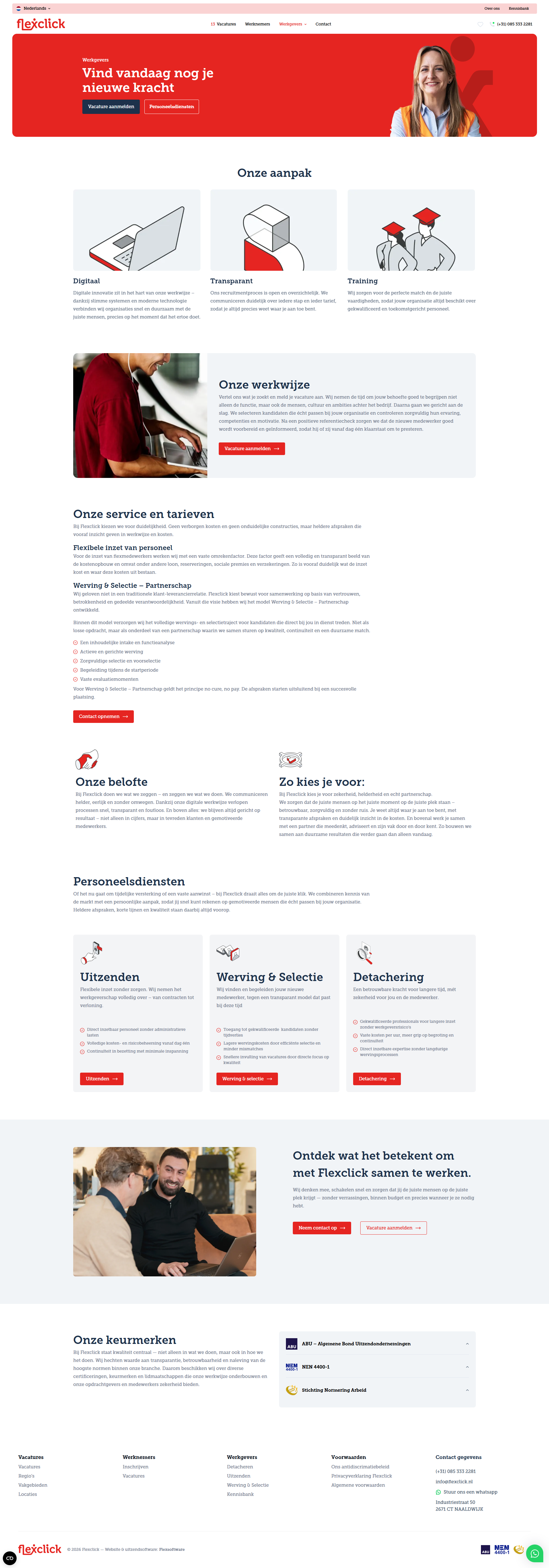 Flexclick Werkgevers