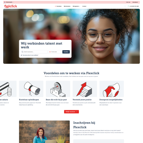 Flexclick homepage