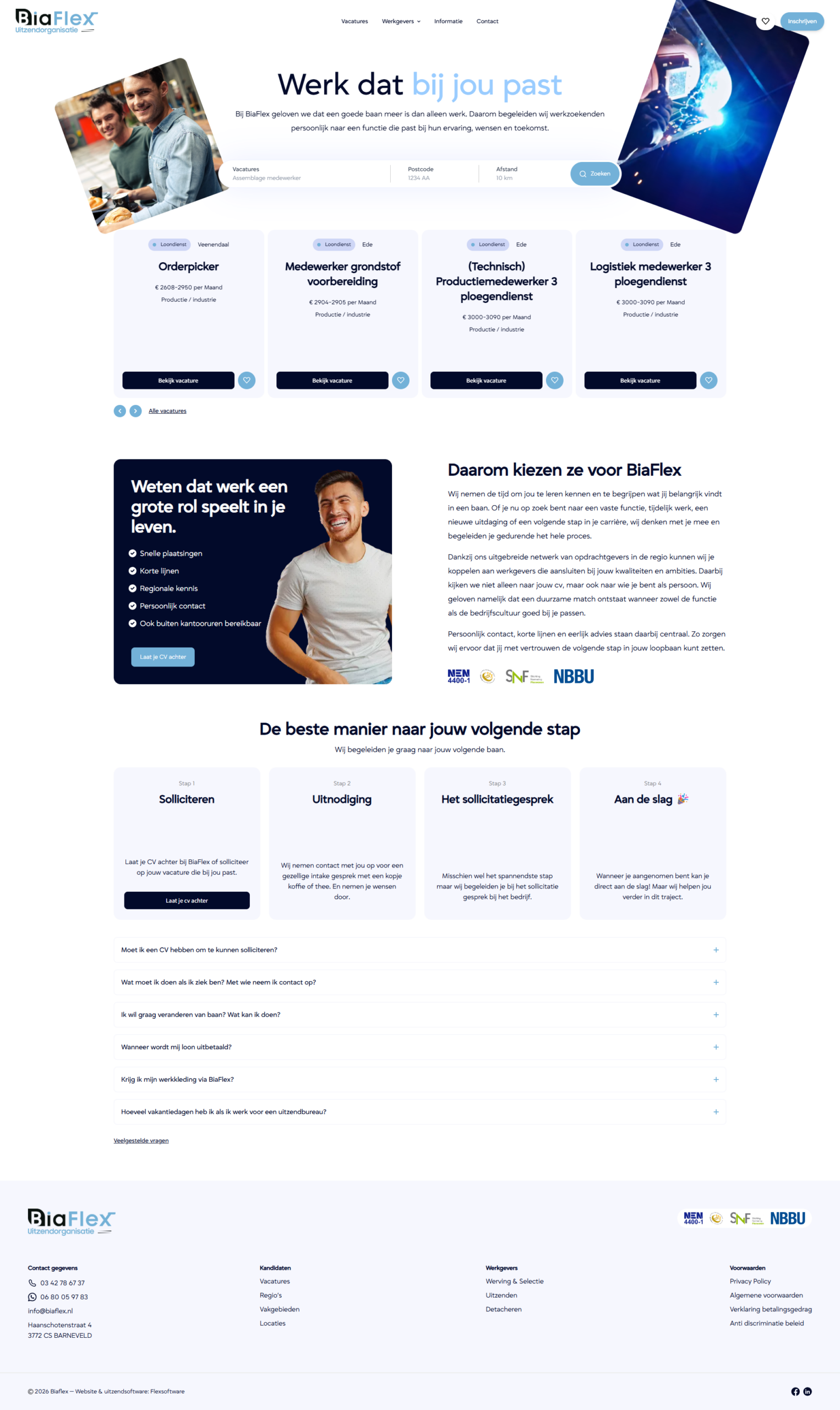 BiaFlex homepage