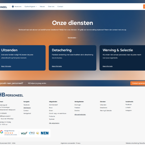 hbpersoneel diensten