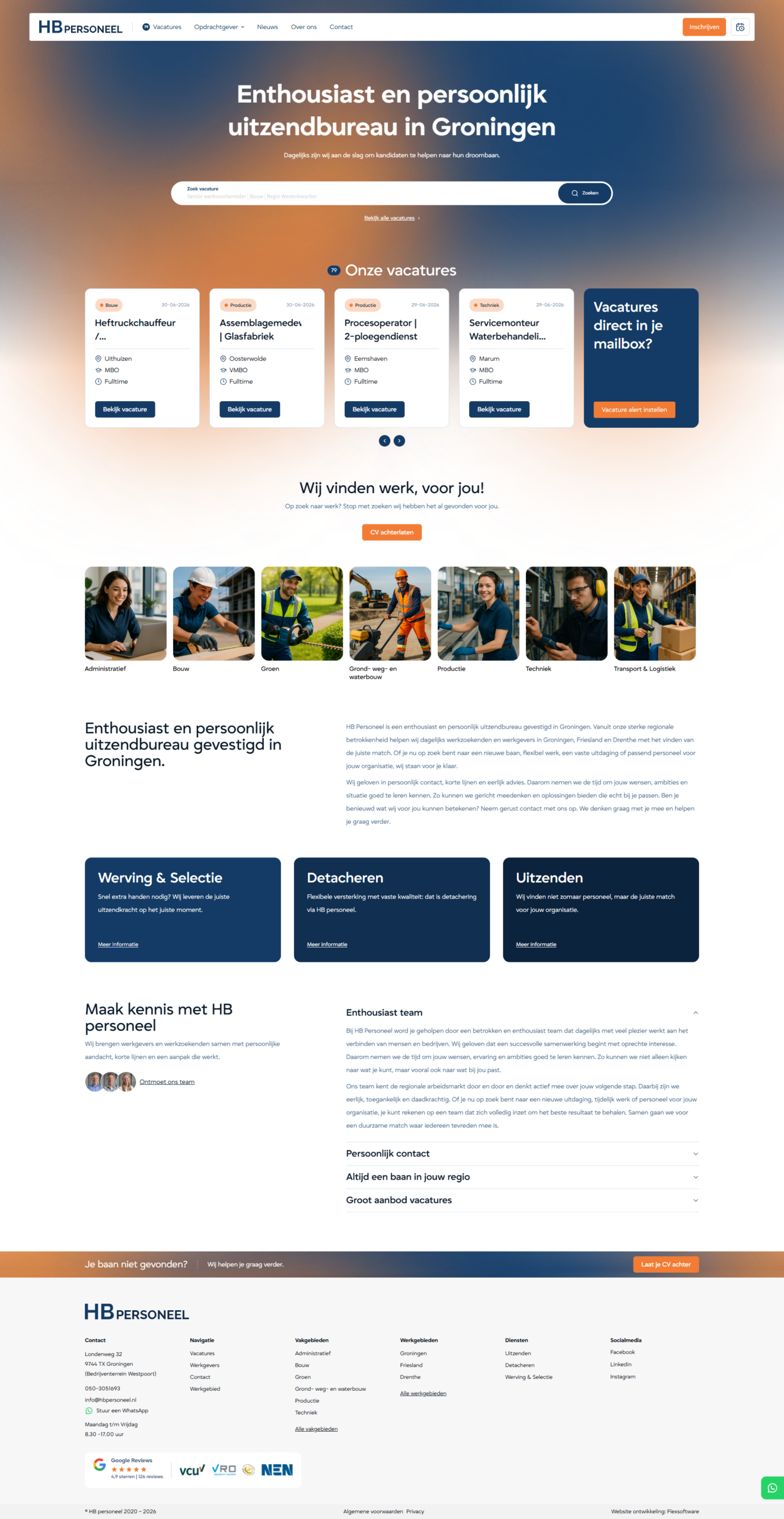 hbpersoneel homepage