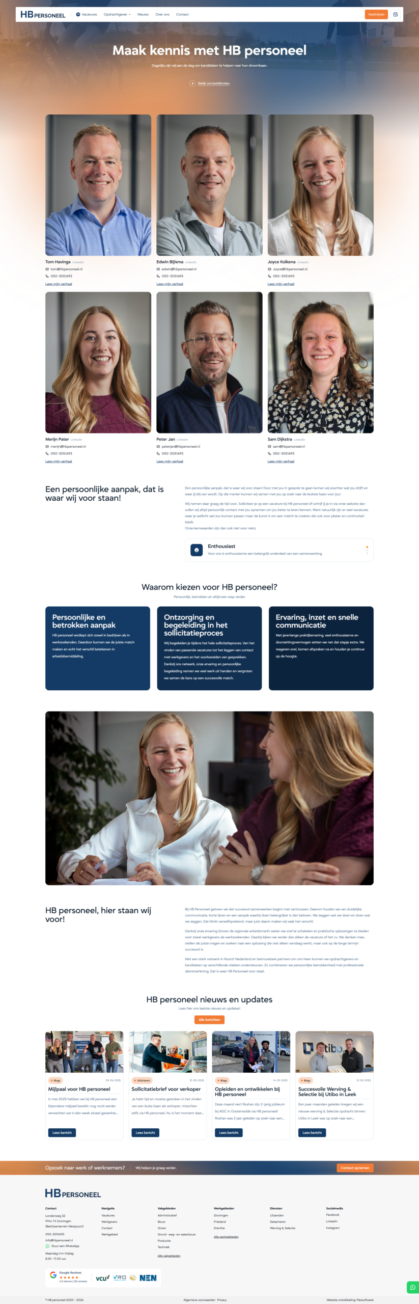 hbpersoneel over ons
