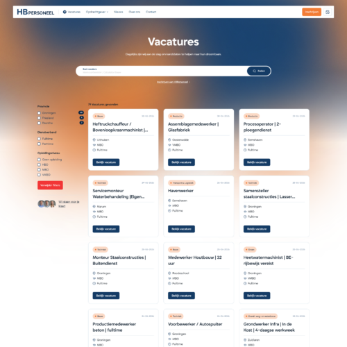 hbpersoneel vacatures